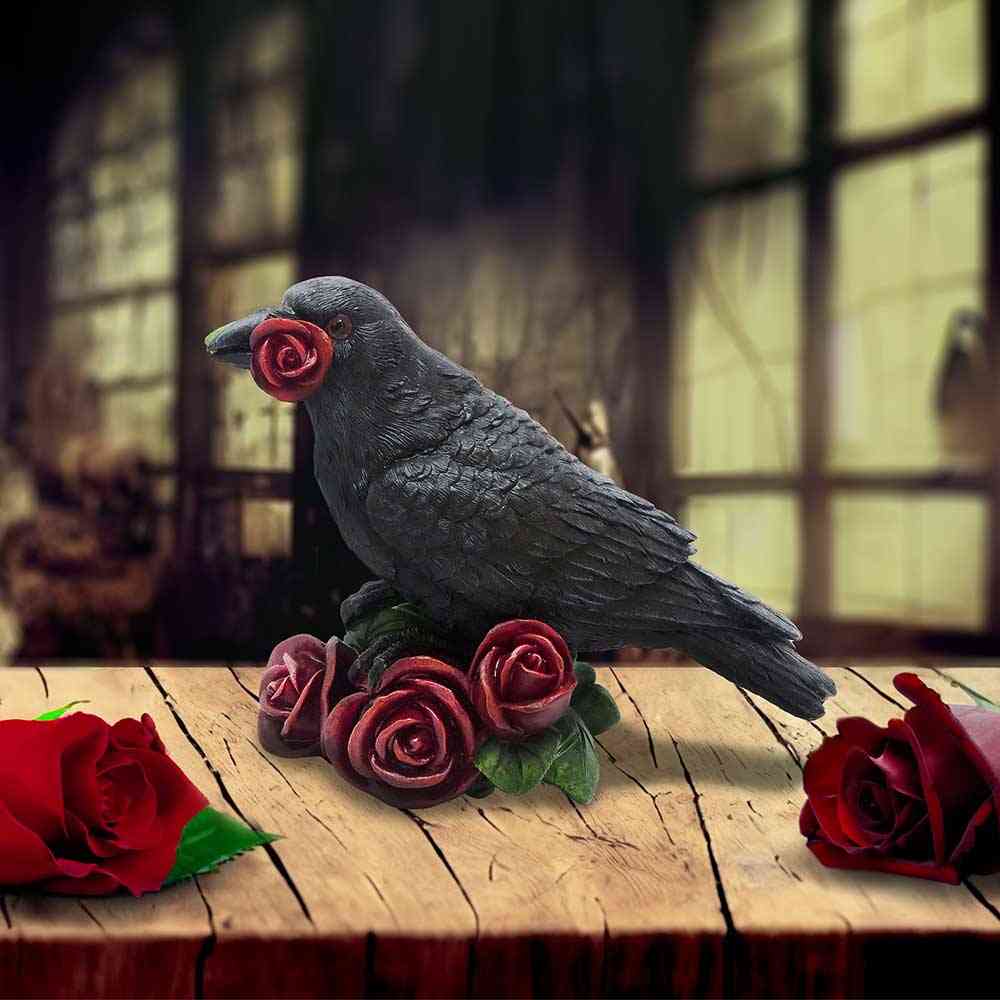 Nemesis Now - Rose of the Raven 14cm Beeld/figuur - Multicolours